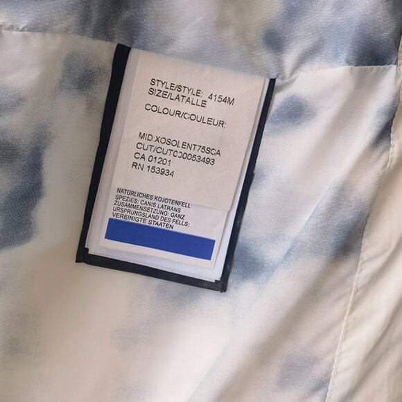 White Warm Canada Goose Down Vest Jacket - Picture 8 of 11